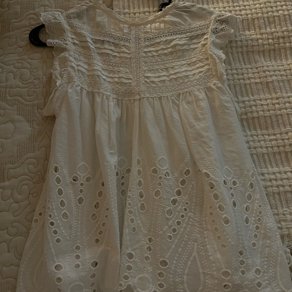 Zara Eyelet Top